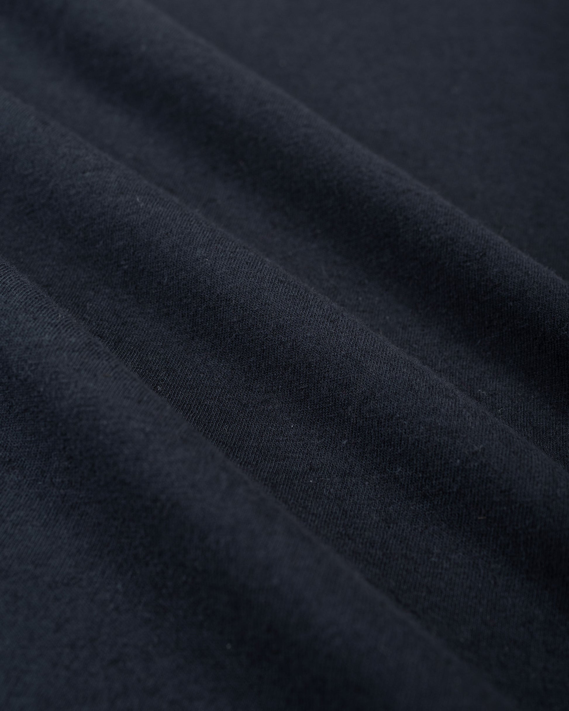 lost & found Margaret Howell MHL Simple T-Shirt Organic Cotton Linen Jersey Navy