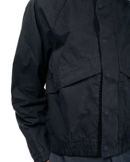 MHL Track Jacket Crisp Cotton Poplin Black