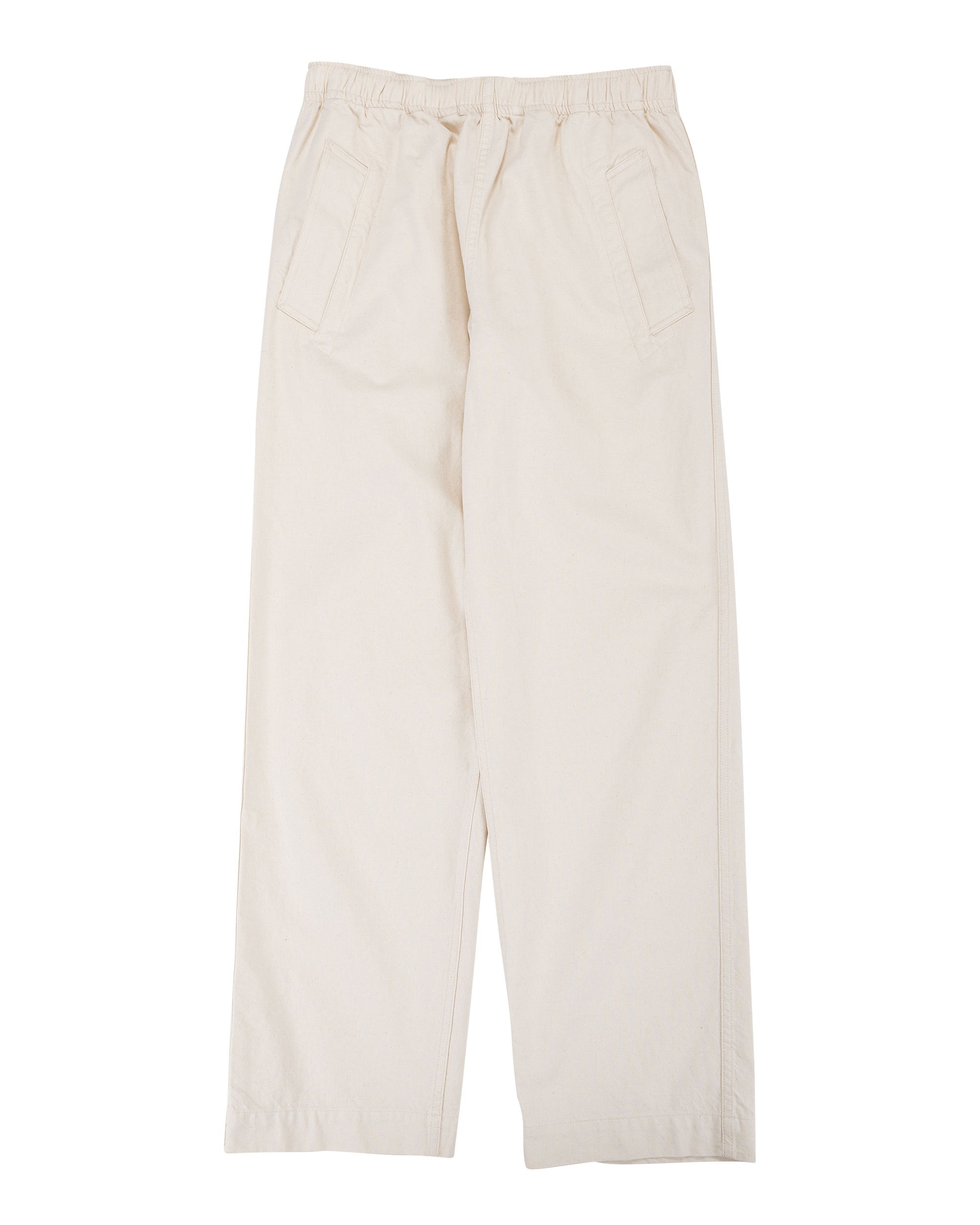 lost & found Margaret Howell MHL Wide Leg Jogger Workwear Cotton Twill Off White