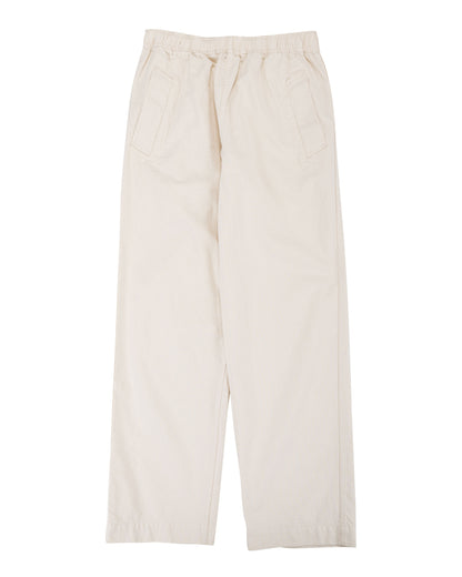 lost & found Margaret Howell MHL Wide Leg Jogger Workwear Cotton Twill Off White