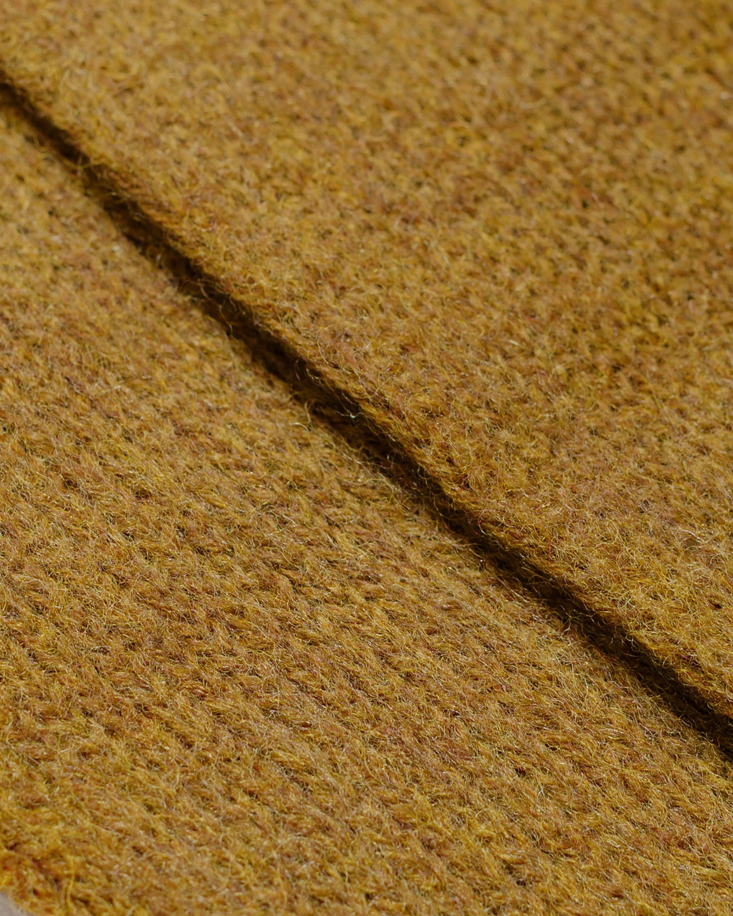 lost & found Margaret Howell MHL Brushed Scarf Soft Shetland Wool Ochre