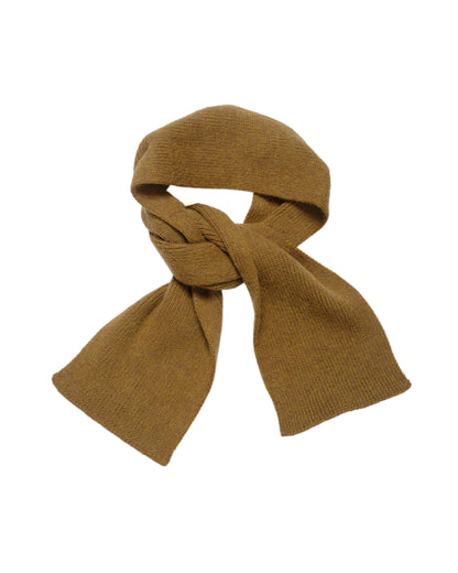lost & found Margaret Howell MHL Brushed Scarf Soft Shetland Wool Ochre