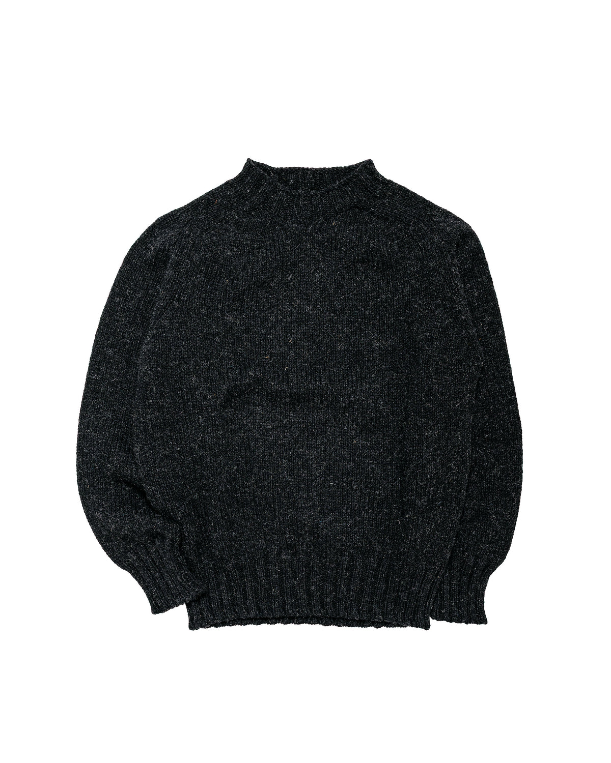 MHL Chunky Seamless Crew Neck Rustic Wool Pewter