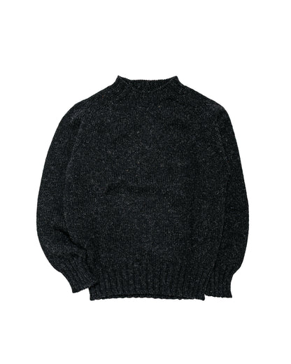 MHL Chunky Seamless Crew Neck Rustic Wool Pewter