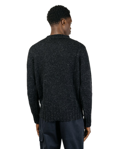 MHL Chunky Seamless Crew Neck Rustic Wool Pewter