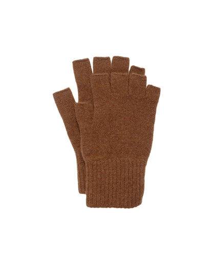 lost & found Margaret Howell MHL Cut Off Glove Lambswool Conker