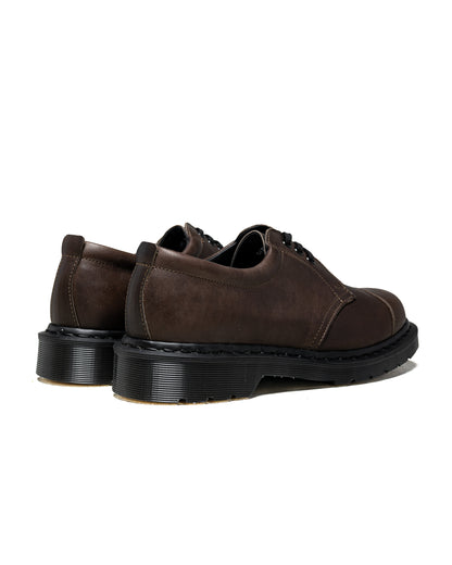 lost & found Margaret Howell MHL Dr. Martens 1461 Oxford Dark Brown Grained Oiled