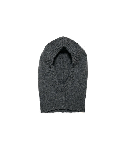 MHL Felted Hood Lambswool Grey Heather
