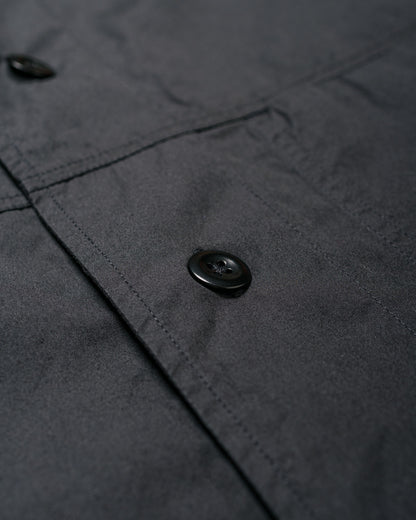 MHL Front Yoke Shirt Compact Cotton Poplin Asphalt