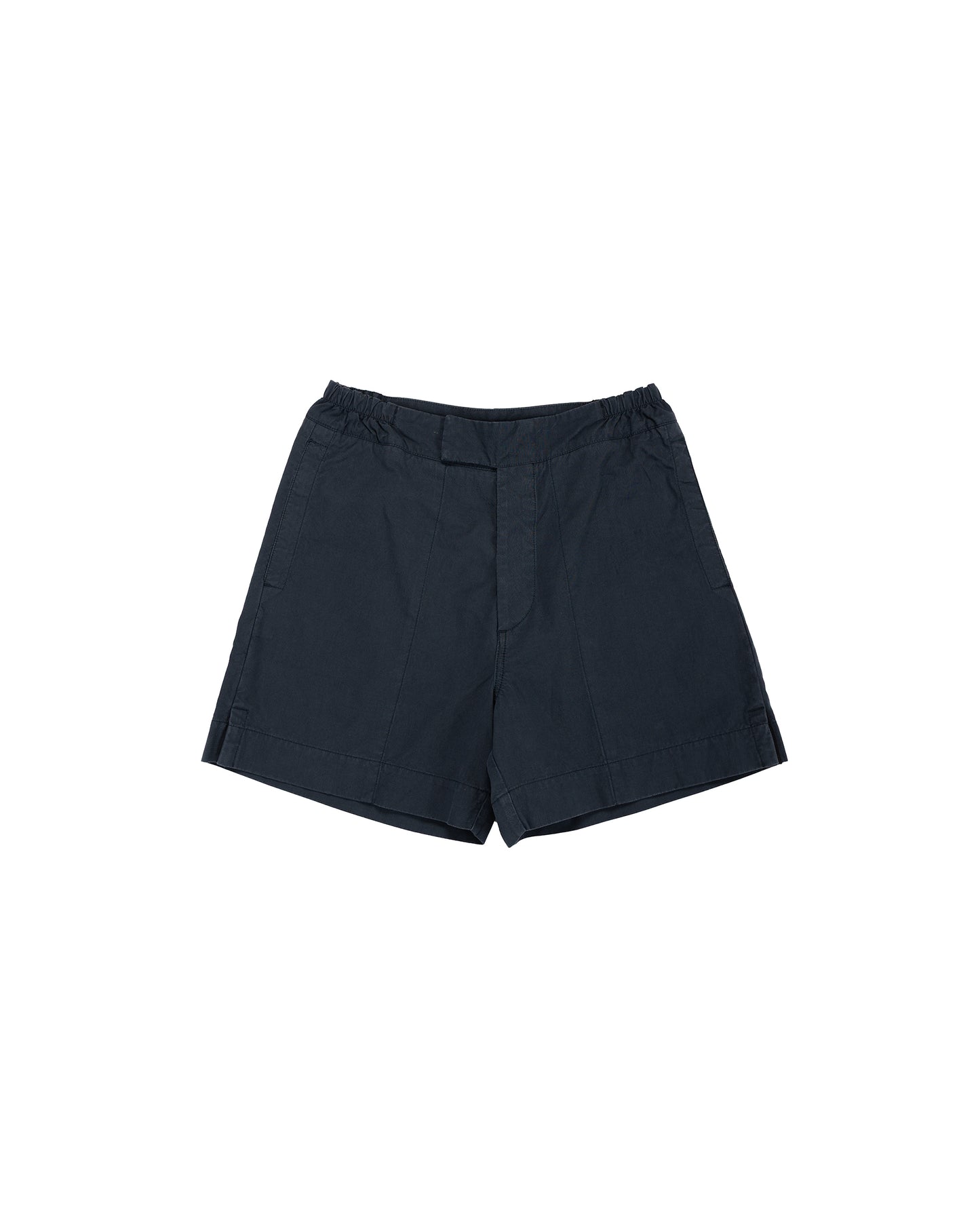 lost & found Margaret Howell MHL Gym Shorts Washed Cotton Ripstop Ink