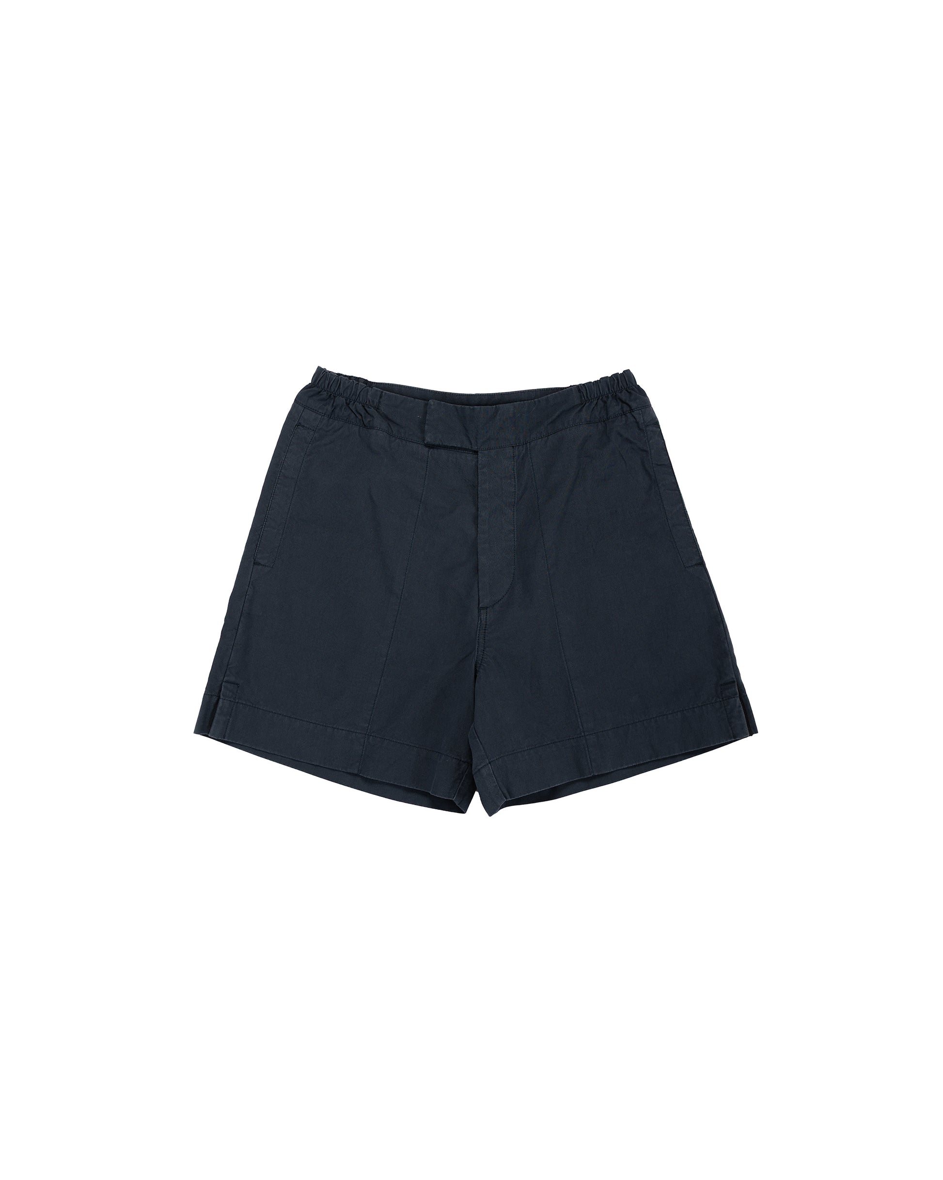 lost & found Margaret Howell MHL Gym Shorts Washed Cotton Ripstop Ink