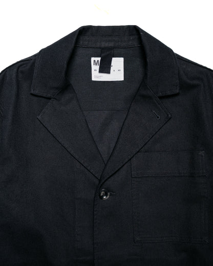 MHL Minimal Blazer Raised Cotton Drill Black
