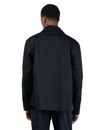 MHL Minimal Blazer Raised Cotton Drill Black