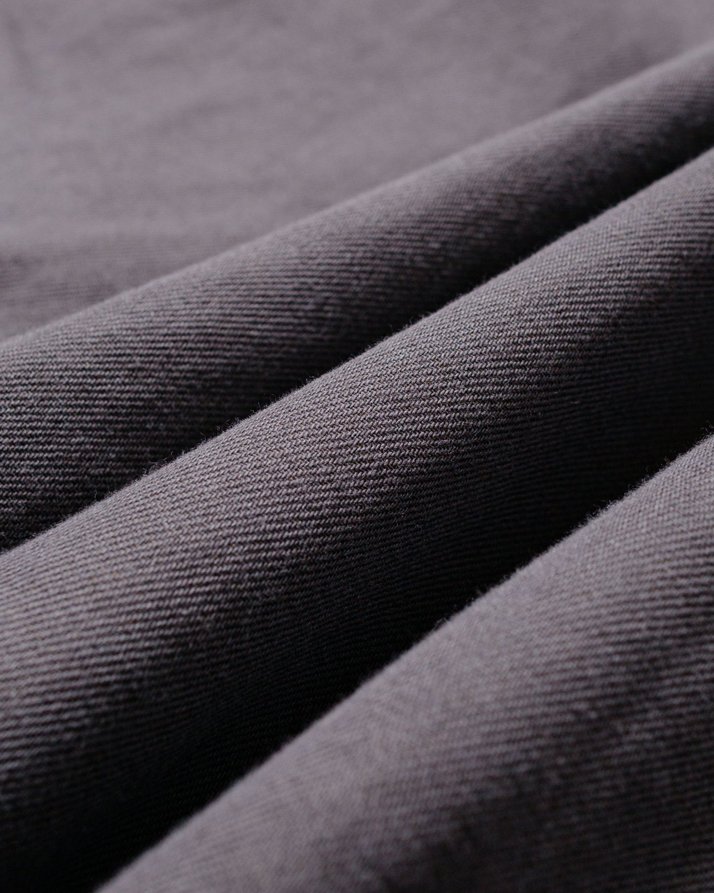 lost & found Margaret Howell MHL Overhead Shirt Cotton Wool Drill Graphite