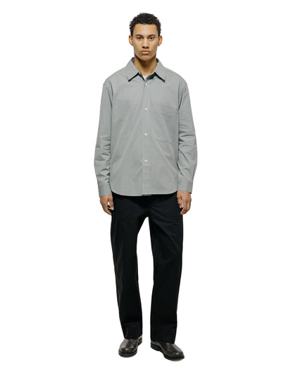 lost & found Margaret Howell MHL Patch Pocket Utility Trousers Matte Cotton Twill Black