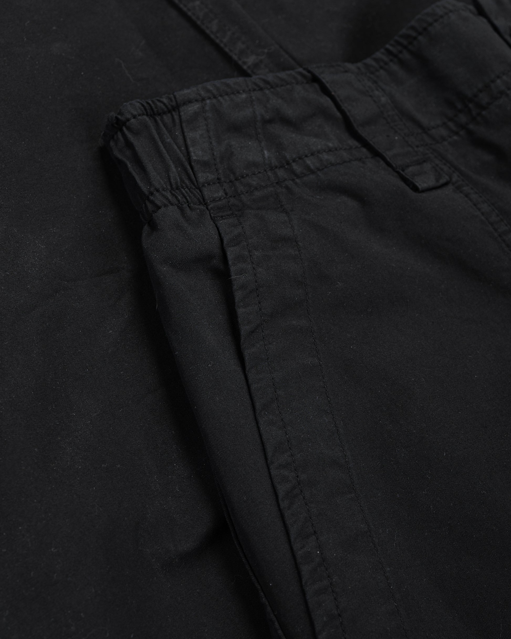 lost & found Margaret Howell MHL Patch Pocket Utility Trousers Matte Cotton Twill Black