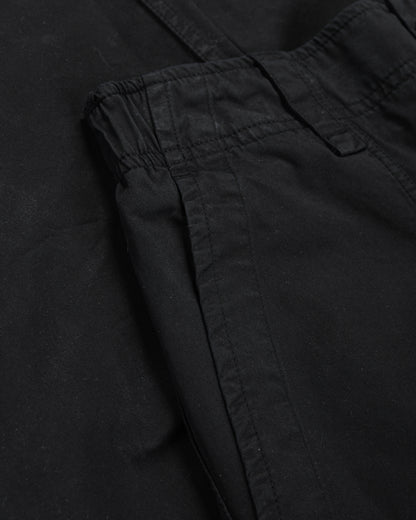 lost & found Margaret Howell MHL Patch Pocket Utility Trousers Matte Cotton Twill Black