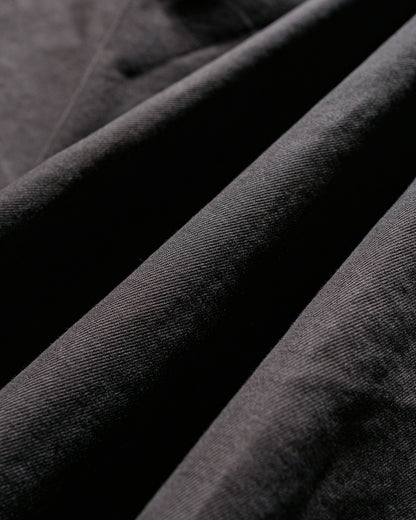 lost & found Margaret Howell MHL Raglan Jacket Plain Cotton Drill Ebony