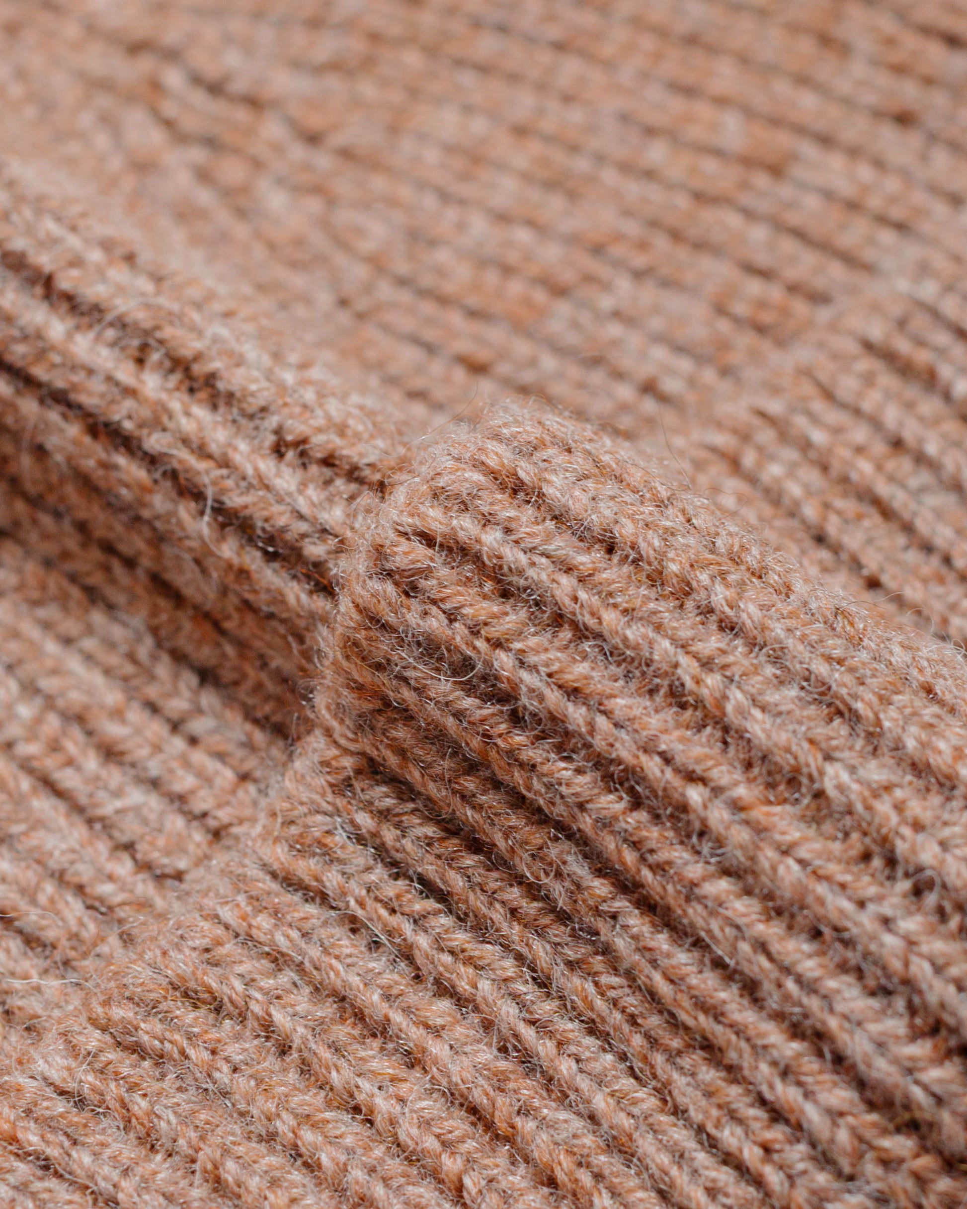 lost & found Margaret Howell MHL Simple Ribbed Beanie British Wool Mineral