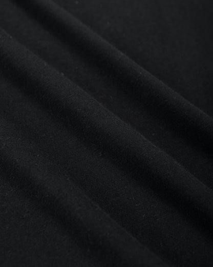 lost & found Margaret Howell MHL Simple T-Shirt Organic Cotton Linen Jersey Black
