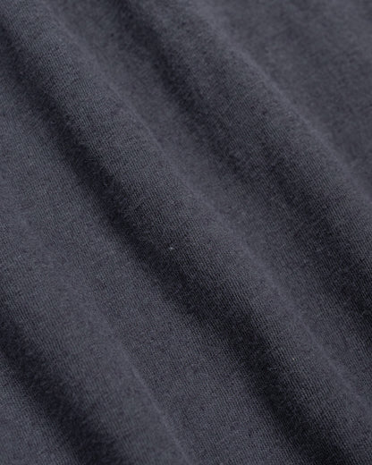 lost & found Margaret Howell MHL Simple T-Shirt Organic Cotton Linen Jersey Slate Blue