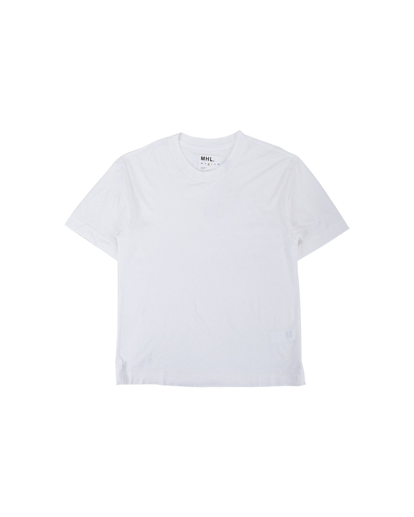 lost & found Margaret Howell MHL Simple T-Shirt Organic Cotton Linen Jersey White