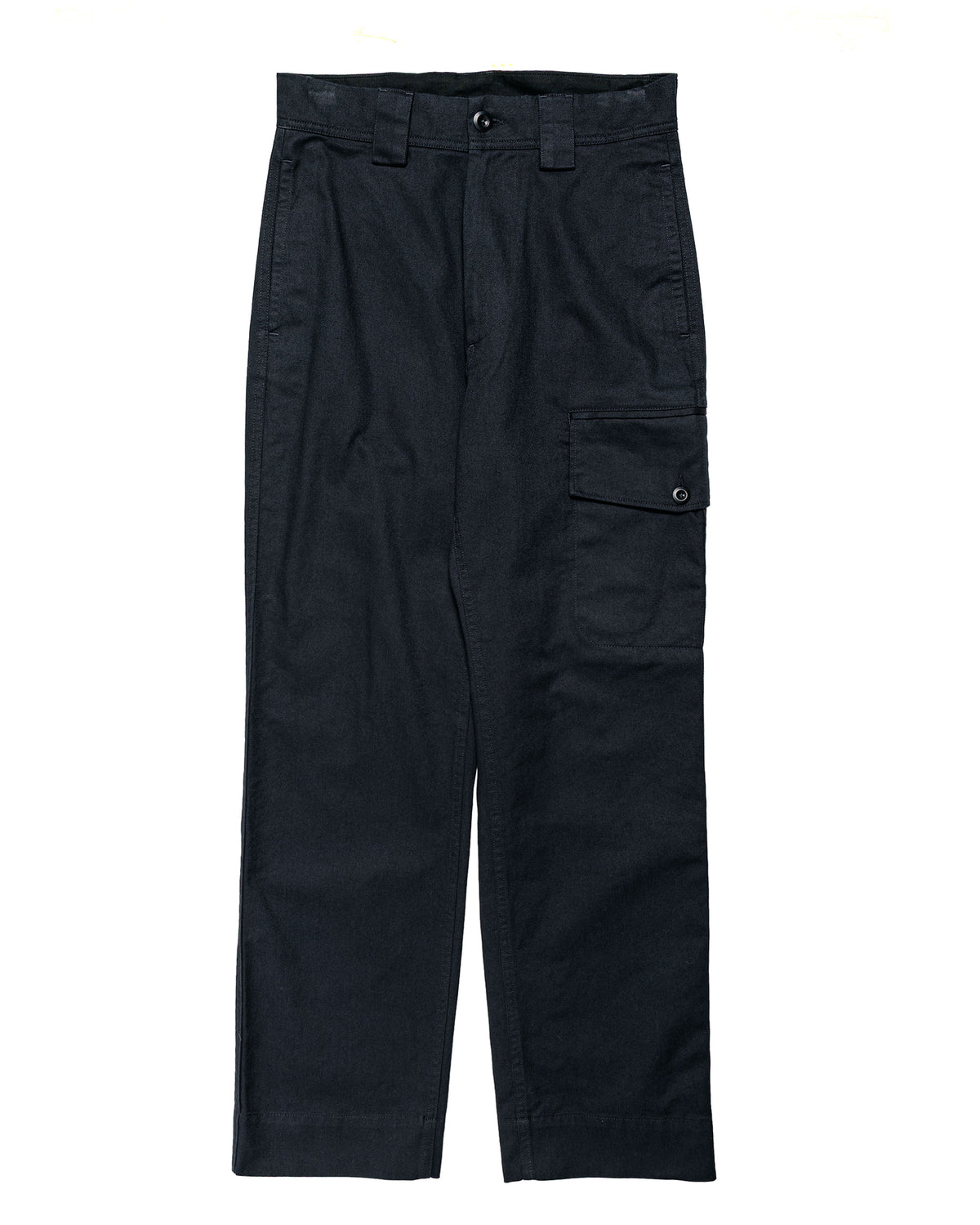 MHL Single Cargo Pocket Trousers Soft Cotton Drill Ink