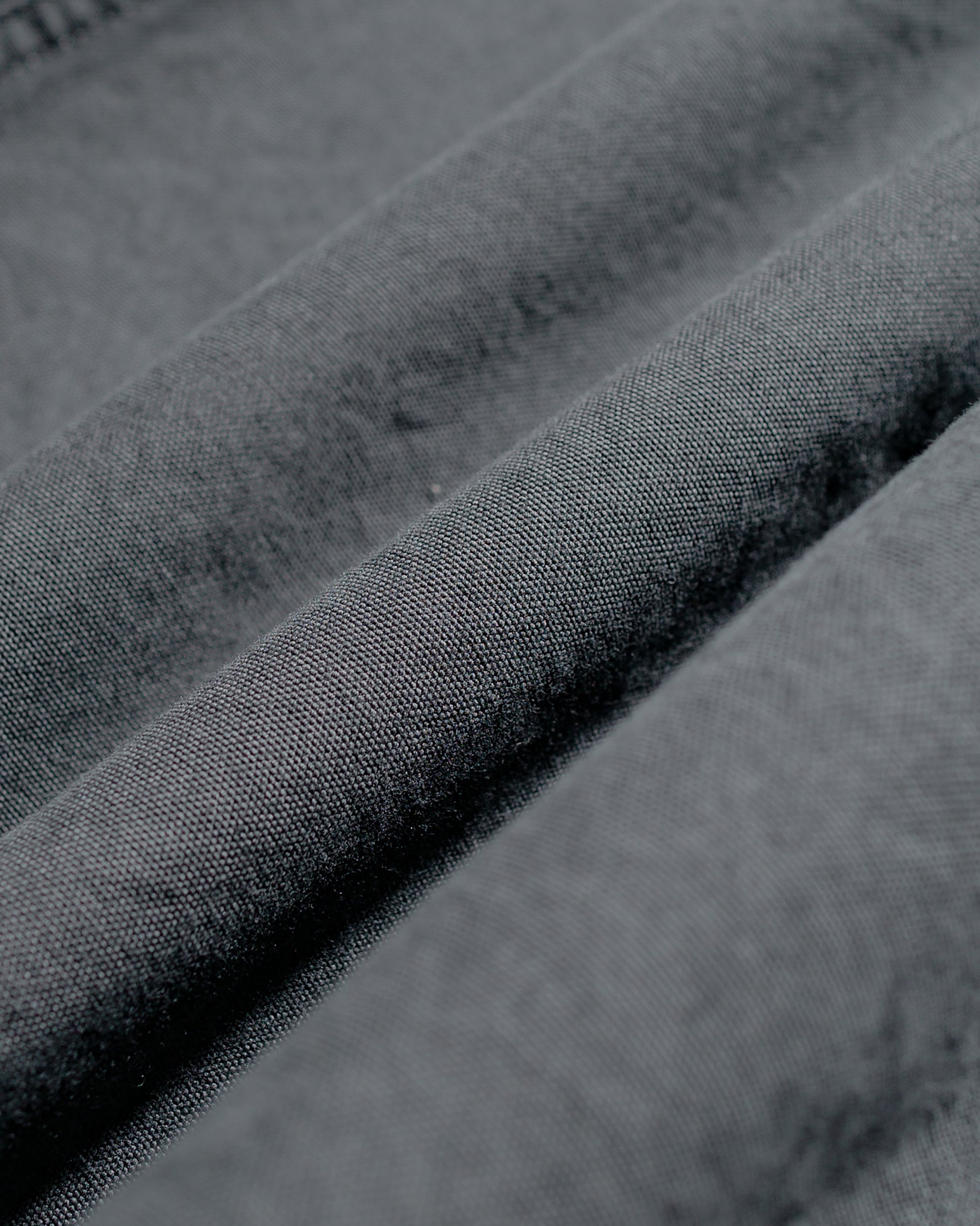 lost & found Margaret Howell MHL Stitch Pleat Trouser Compact Cotton Canvas Charcoal