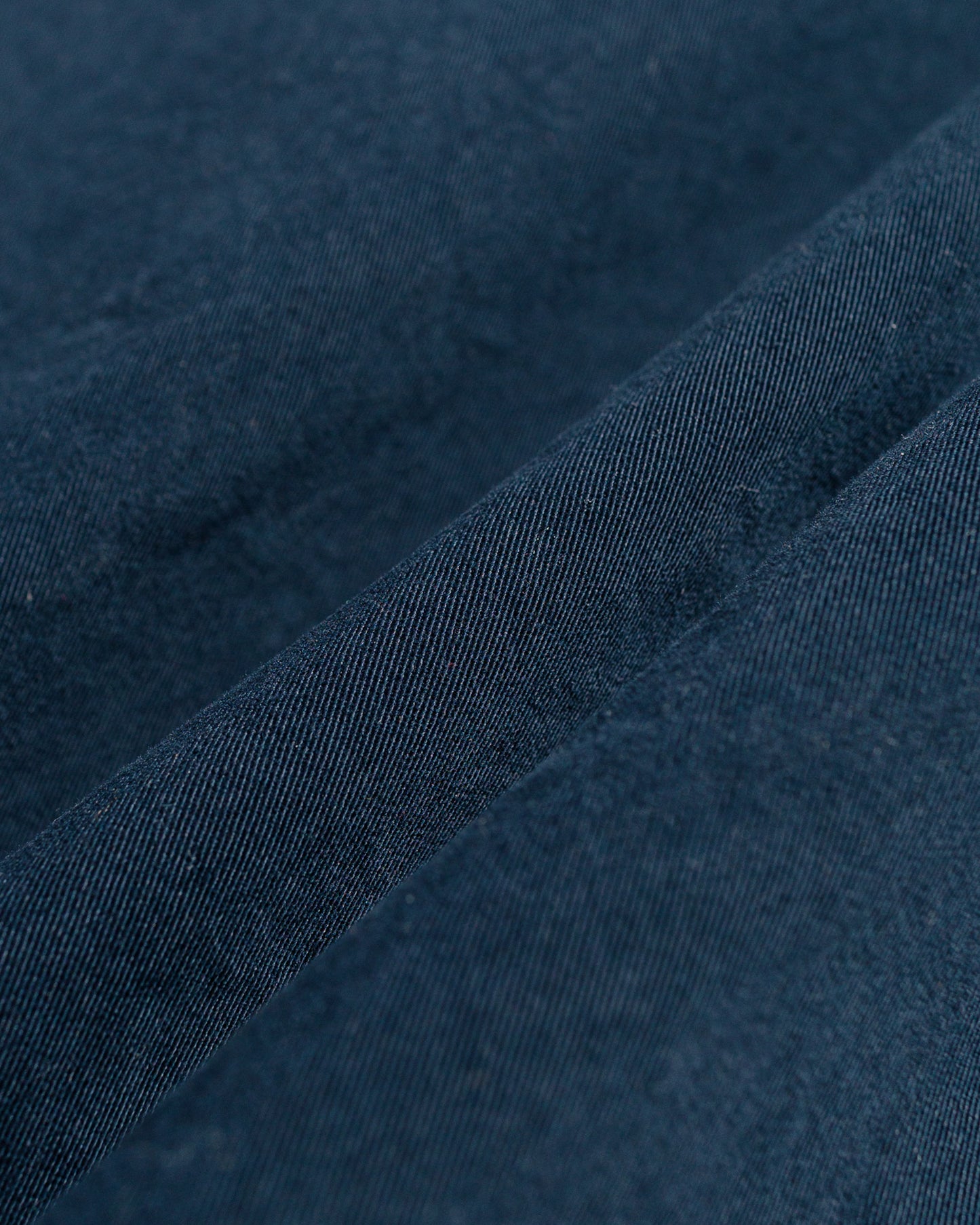 lost & found Margaret Howell MHL Stitch Pleat Trouser Tough Cotton Twill Dark Ink