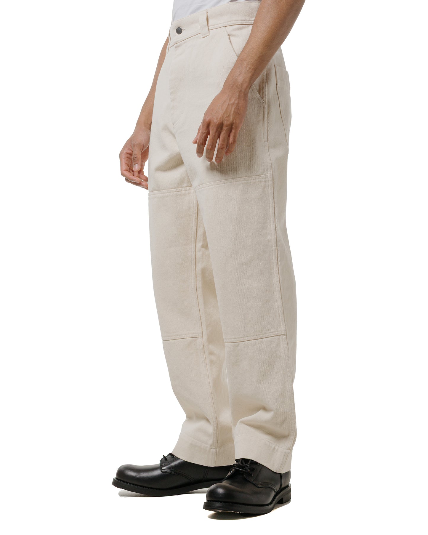 lost & found Margaret Howell MHL Tool Pocket Trousers Natural Cotton Denim Natural