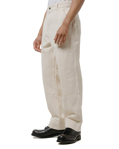 lost & found Margaret Howell MHL Tool Pocket Trousers Natural Cotton Denim Natural