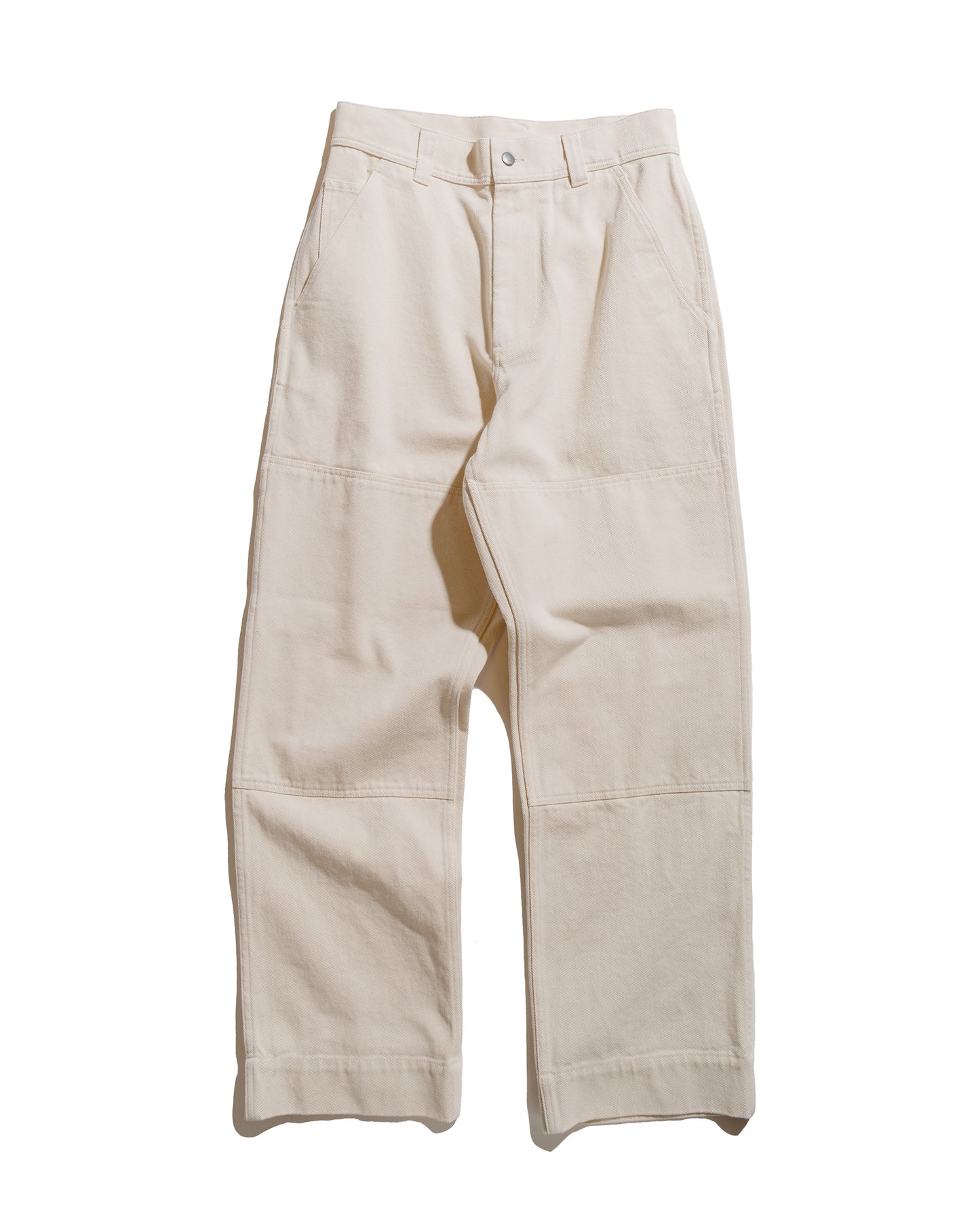 lost & found Margaret Howell MHL Tool Pocket Trousers Natural Cotton Denim Natural