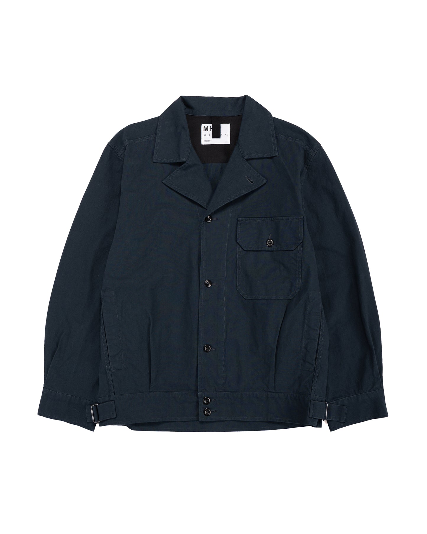 lost & found Margaret Howell MHL Utility Jacket Washed Cotton Ripstop Ink