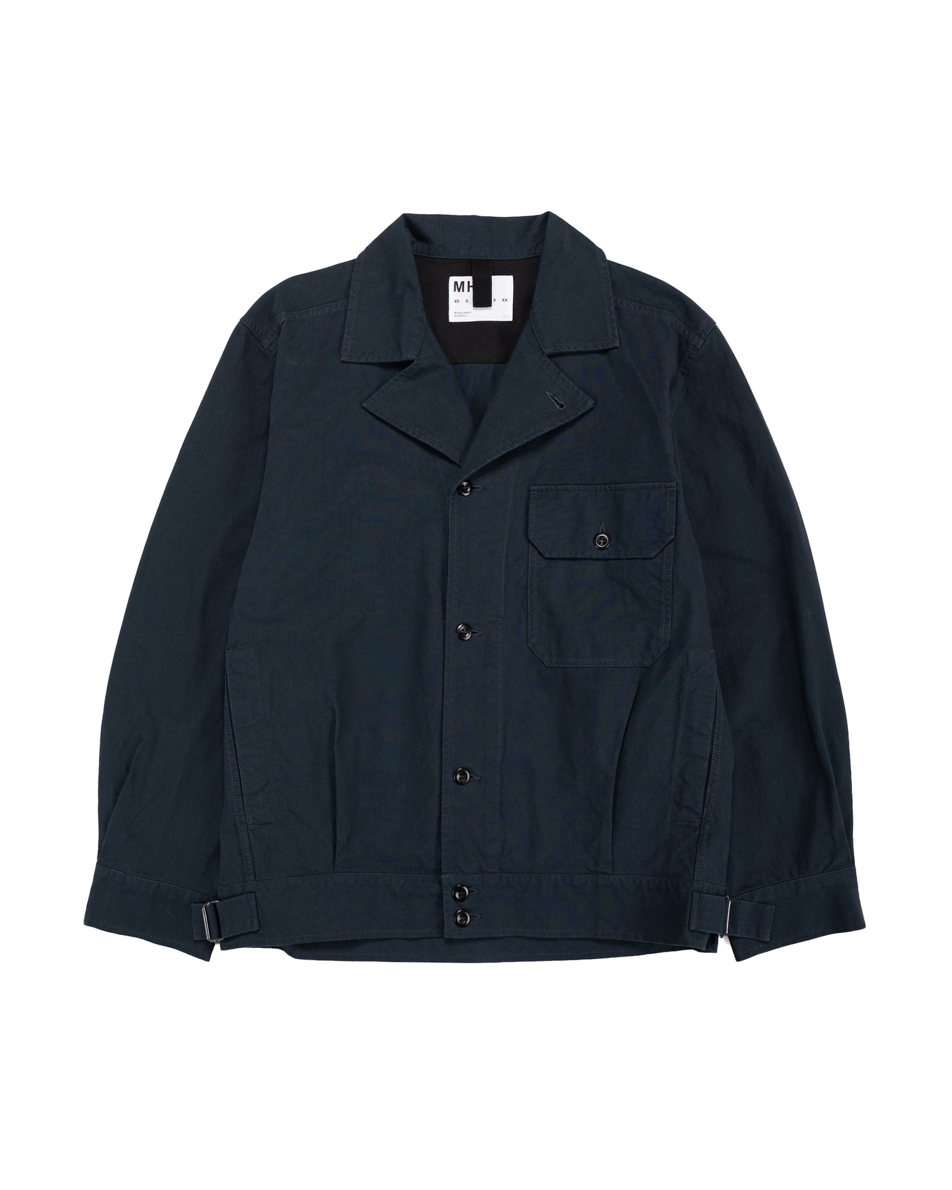 lost & found Margaret Howell MHL Utility Jacket Washed Cotton Ripstop Ink