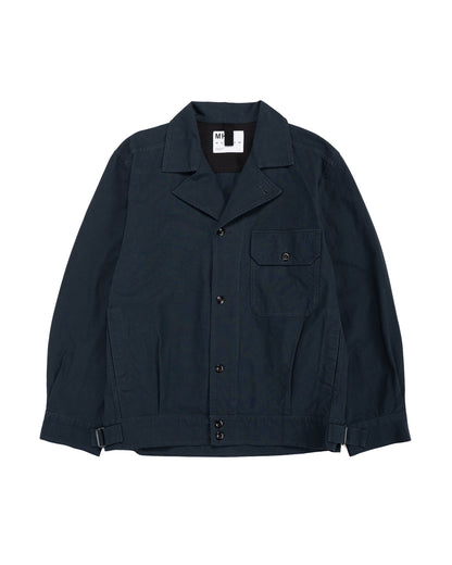 lost & found Margaret Howell MHL Utility Jacket Washed Cotton Ripstop Ink