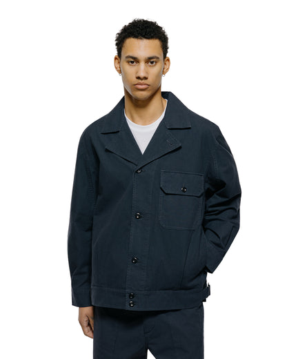 lost & found Margaret Howell MHL Utility Jacket Washed Cotton Ripstop Ink