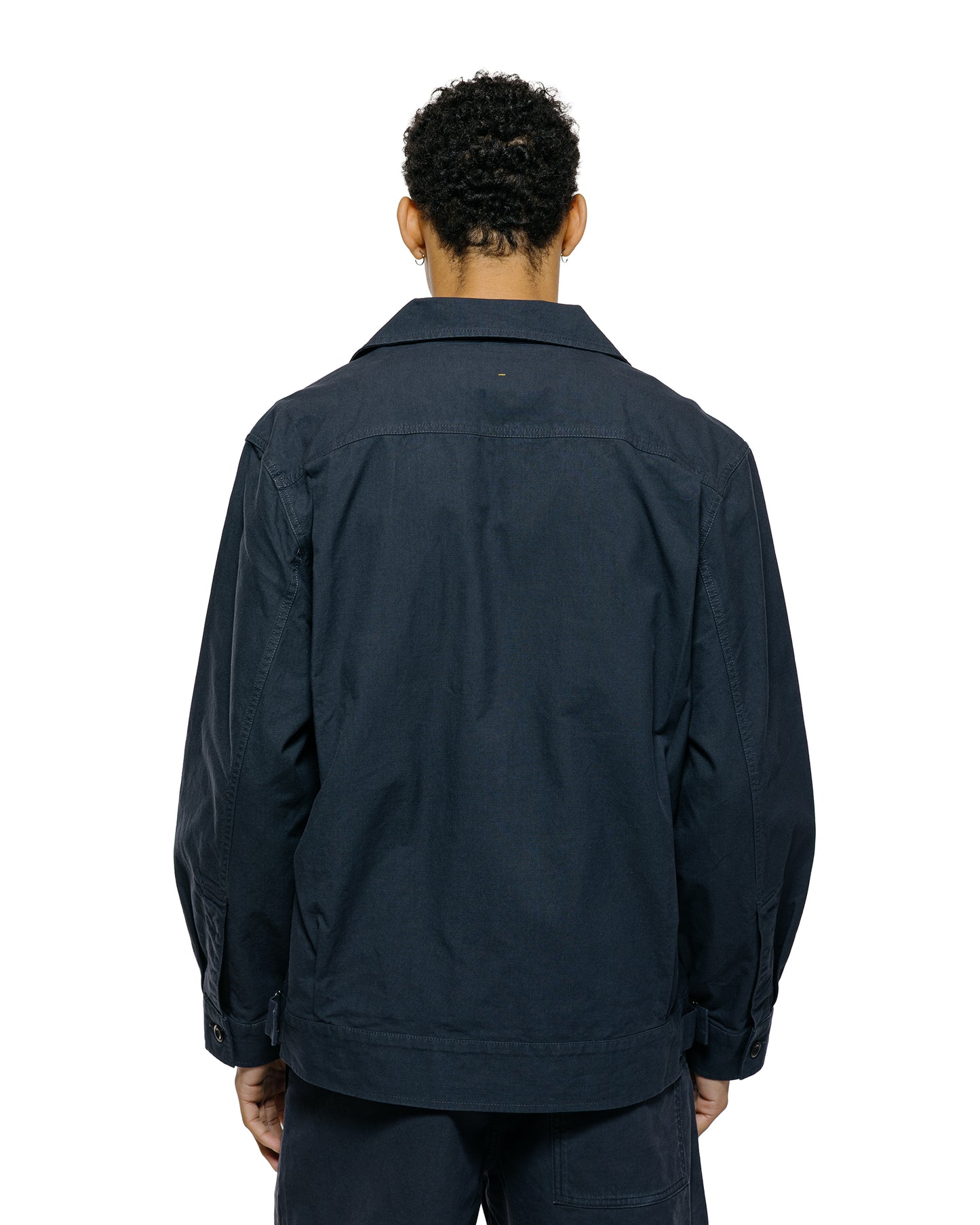 lost & found Margaret Howell MHL Utility Jacket Washed Cotton Ripstop Ink