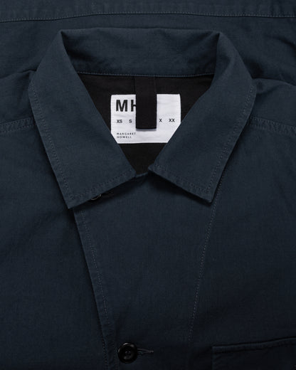 lost & found Margaret Howell MHL Utility Jacket Washed Cotton Ripstop Ink