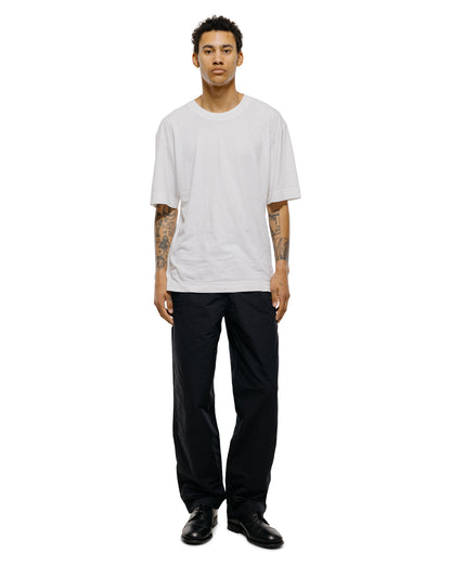lost & found Margaret Howell MHL Wide Leg Jogger Dry Cotton Linen Black