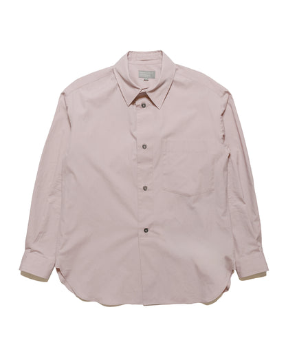 lost & found Margaret Howell Margaret Howell Half Placket Shirt Paper Cotton Poplin Dusty Pink