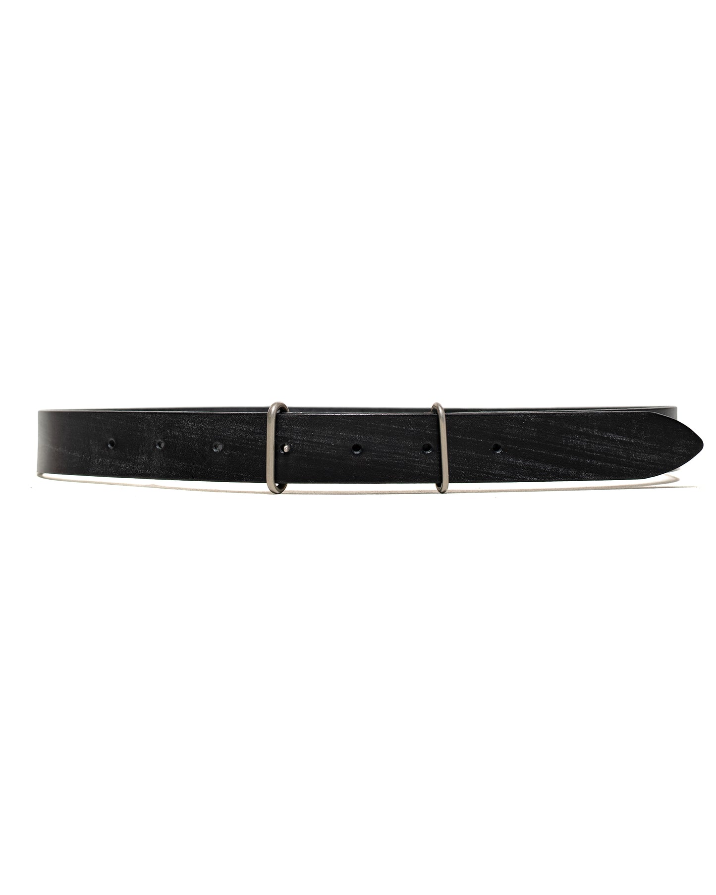 lost & found Margaret Howell Margaret Howell Minimal Buckle Belt Full Grain Bridle Leather Black
