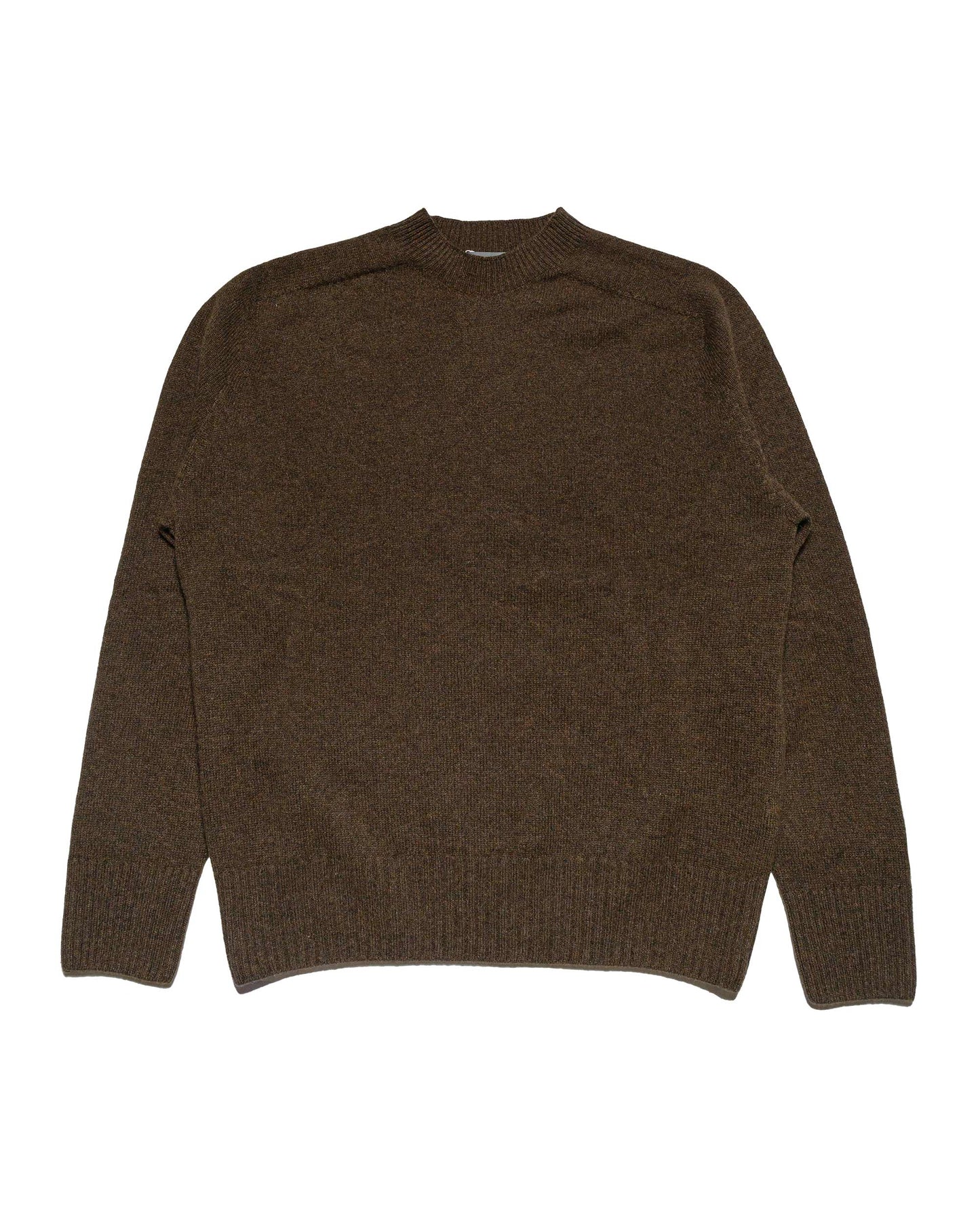lost & found Margaret Howell Margaret Howell Seamless Crew Neck Merino Cashmere Bracken