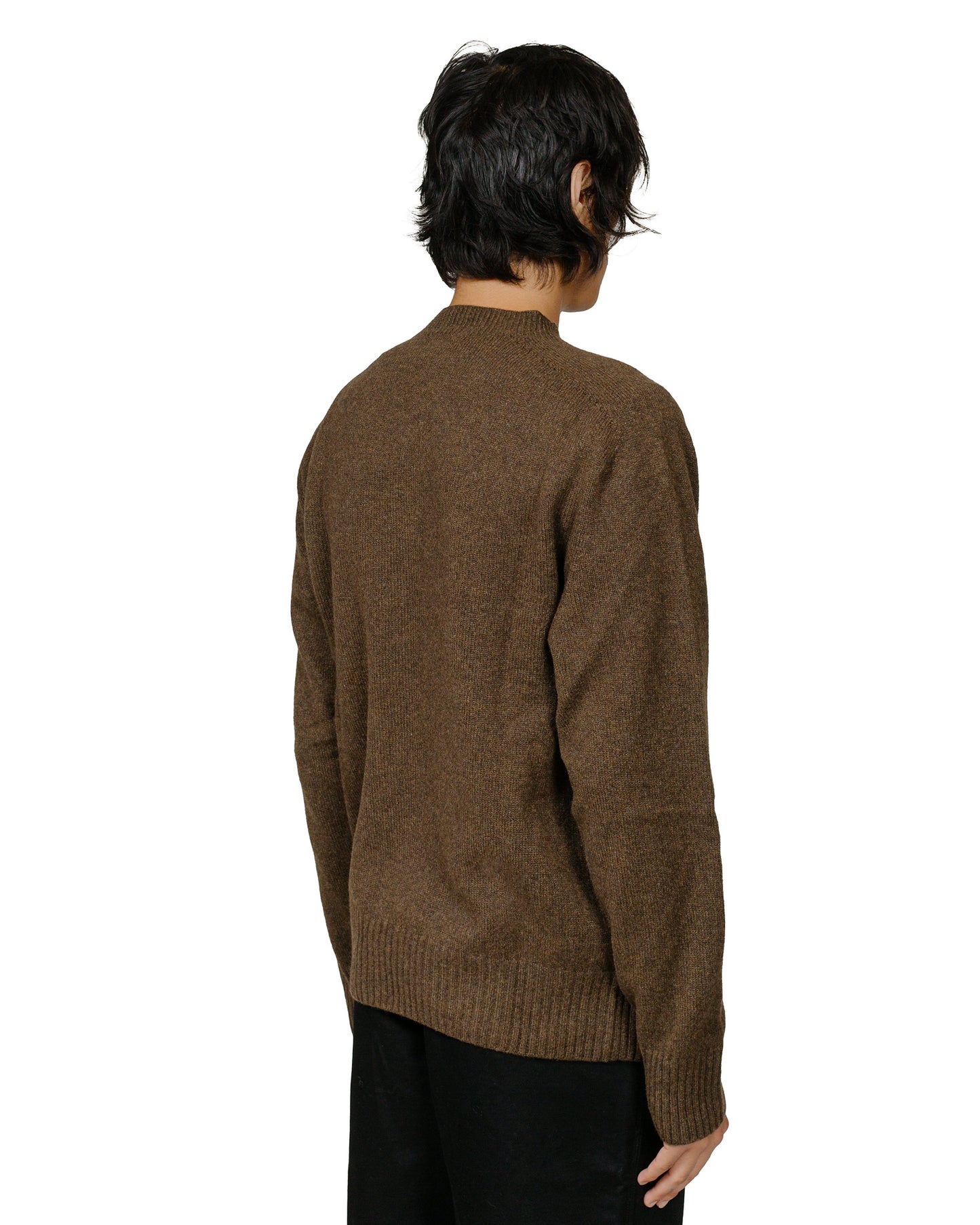 lost & found Margaret Howell Margaret Howell Seamless Crew Neck Merino Cashmere Bracken