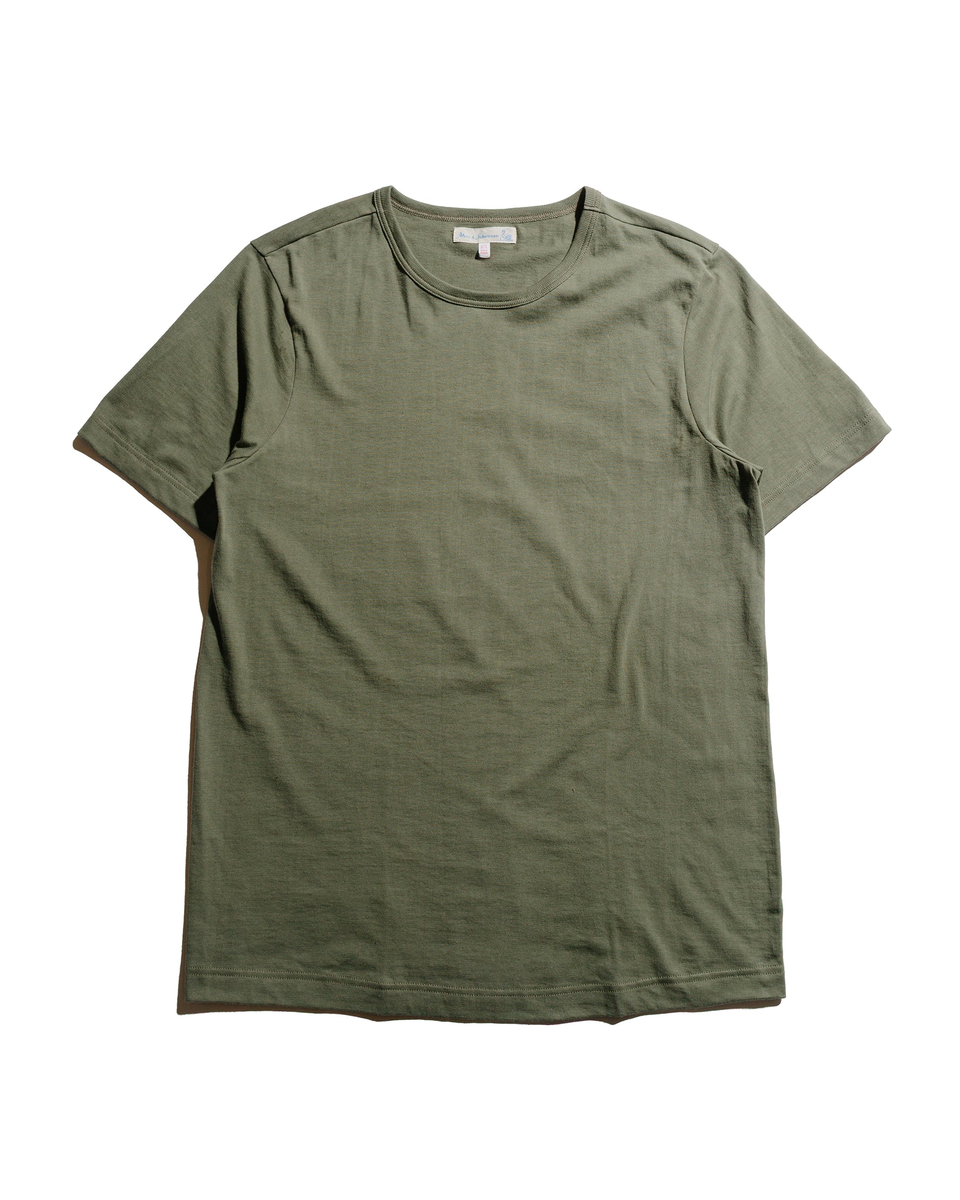 lost & found Merz B. Schwanen Merz B. Schwanen 1950s Loopwheeled T-Shirt Army