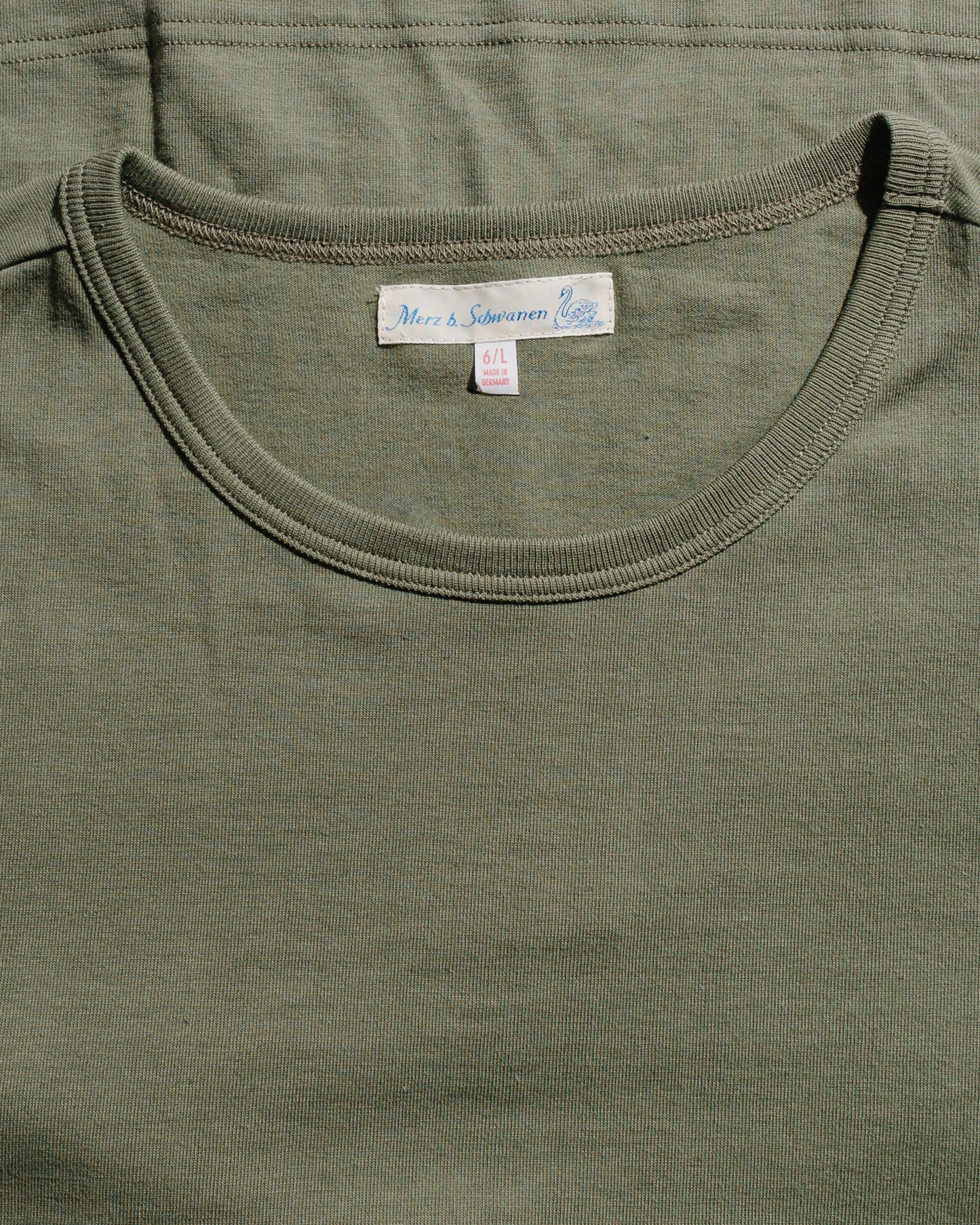 lost & found Merz B. Schwanen Merz B. Schwanen 1950s Loopwheeled T-Shirt Army