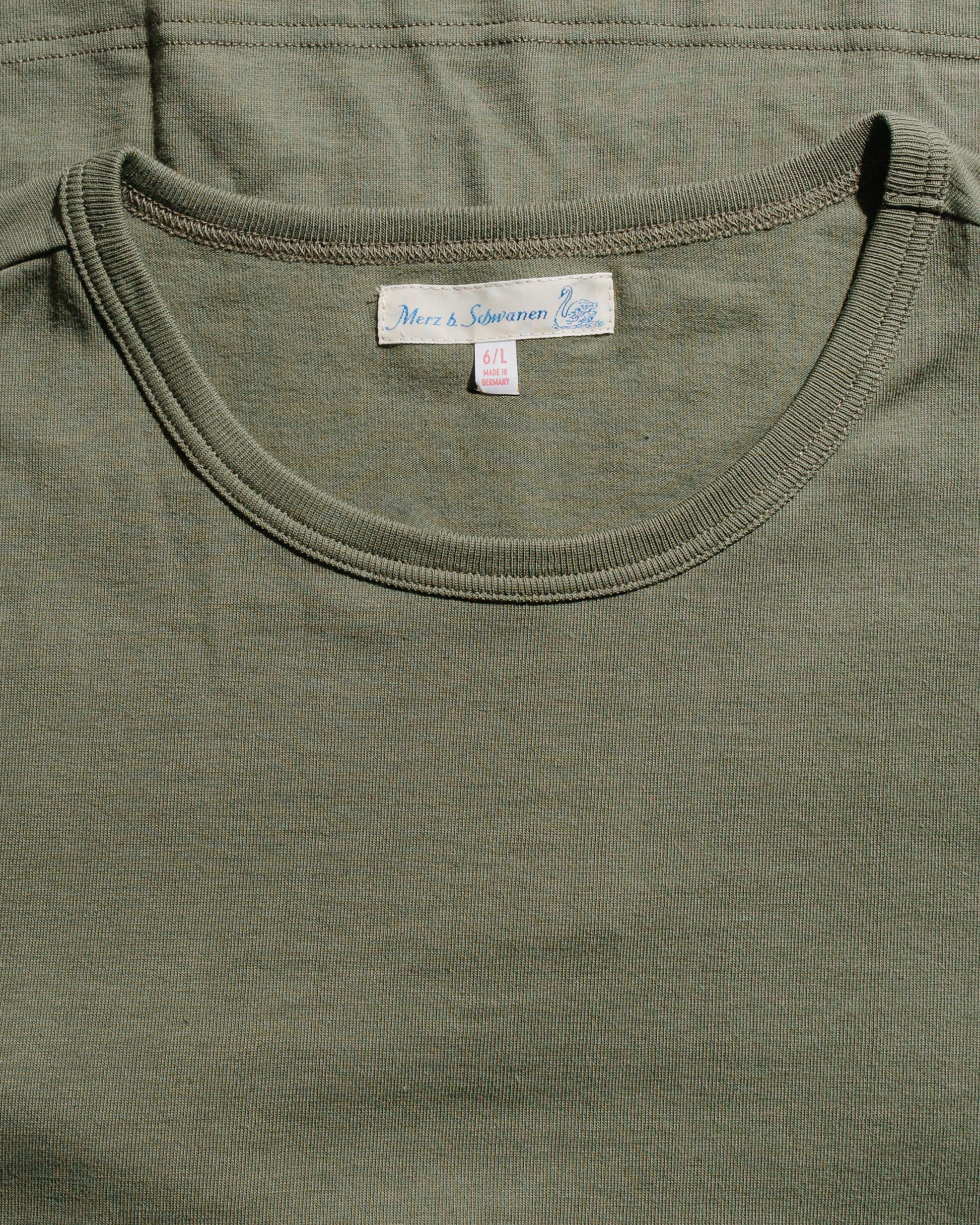 lost & found Merz B. Schwanen Merz B. Schwanen 1950s Loopwheeled T-Shirt Army