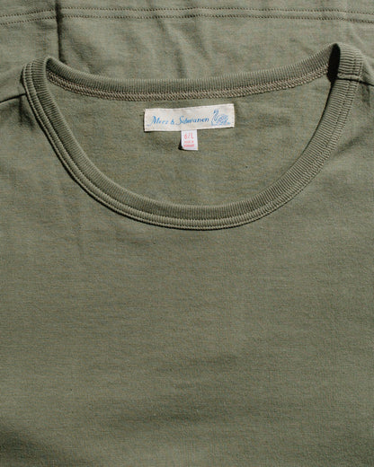 lost & found Merz B. Schwanen Merz B. Schwanen 1950s Loopwheeled T-Shirt Army