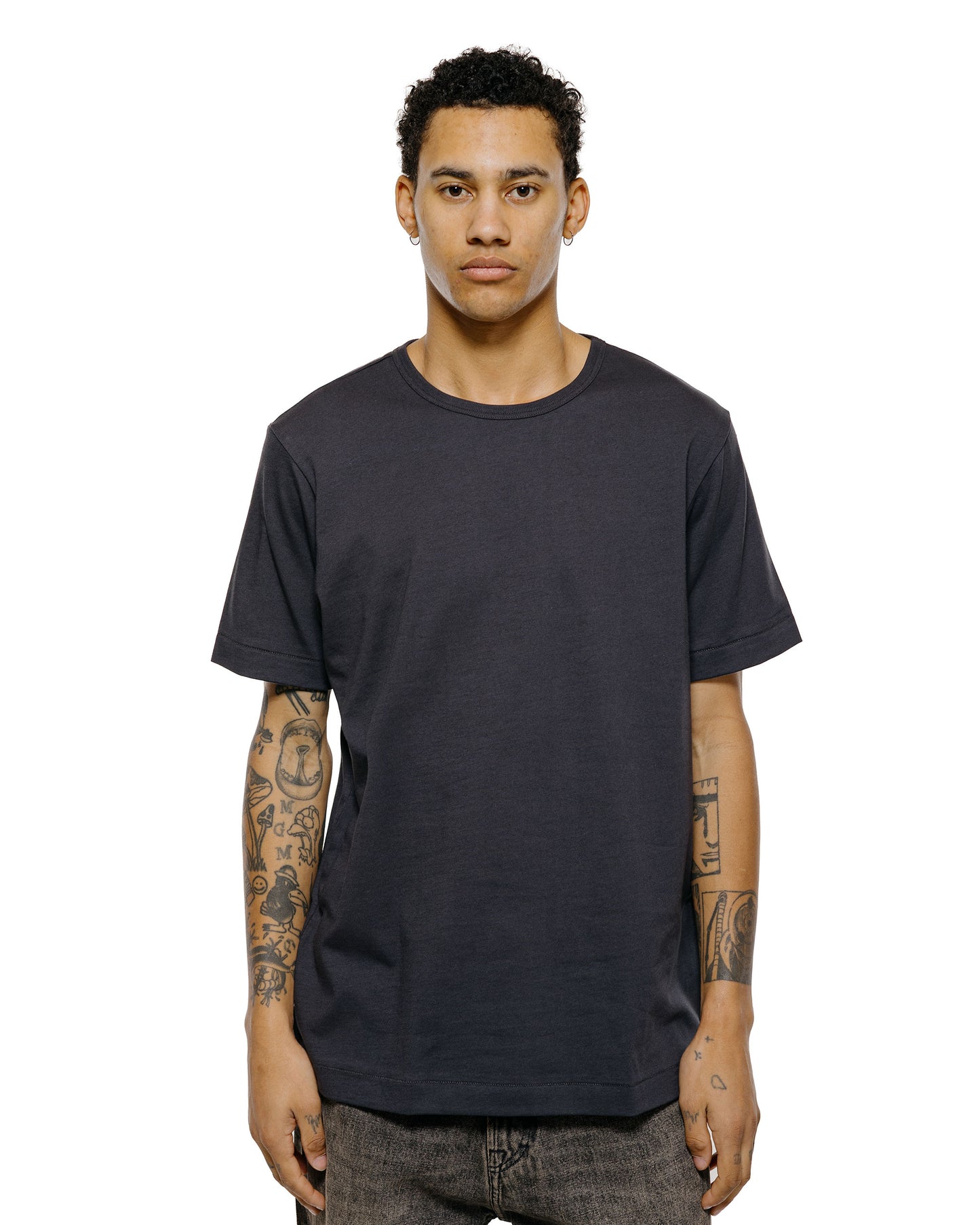 lost & found Merz B. Schwanen Merz B. Schwanen 2M15 Vintage Machine Refined T-Shirt Charcoal