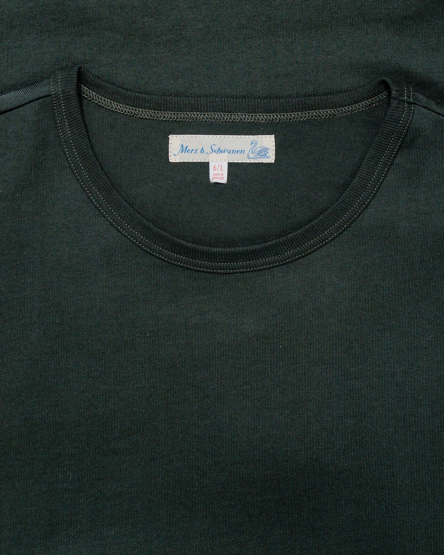 lost & found Merz B. Schwanen Merz B. Schwanen 2M15 Vintage Machine Refined T-Shirt Forest
