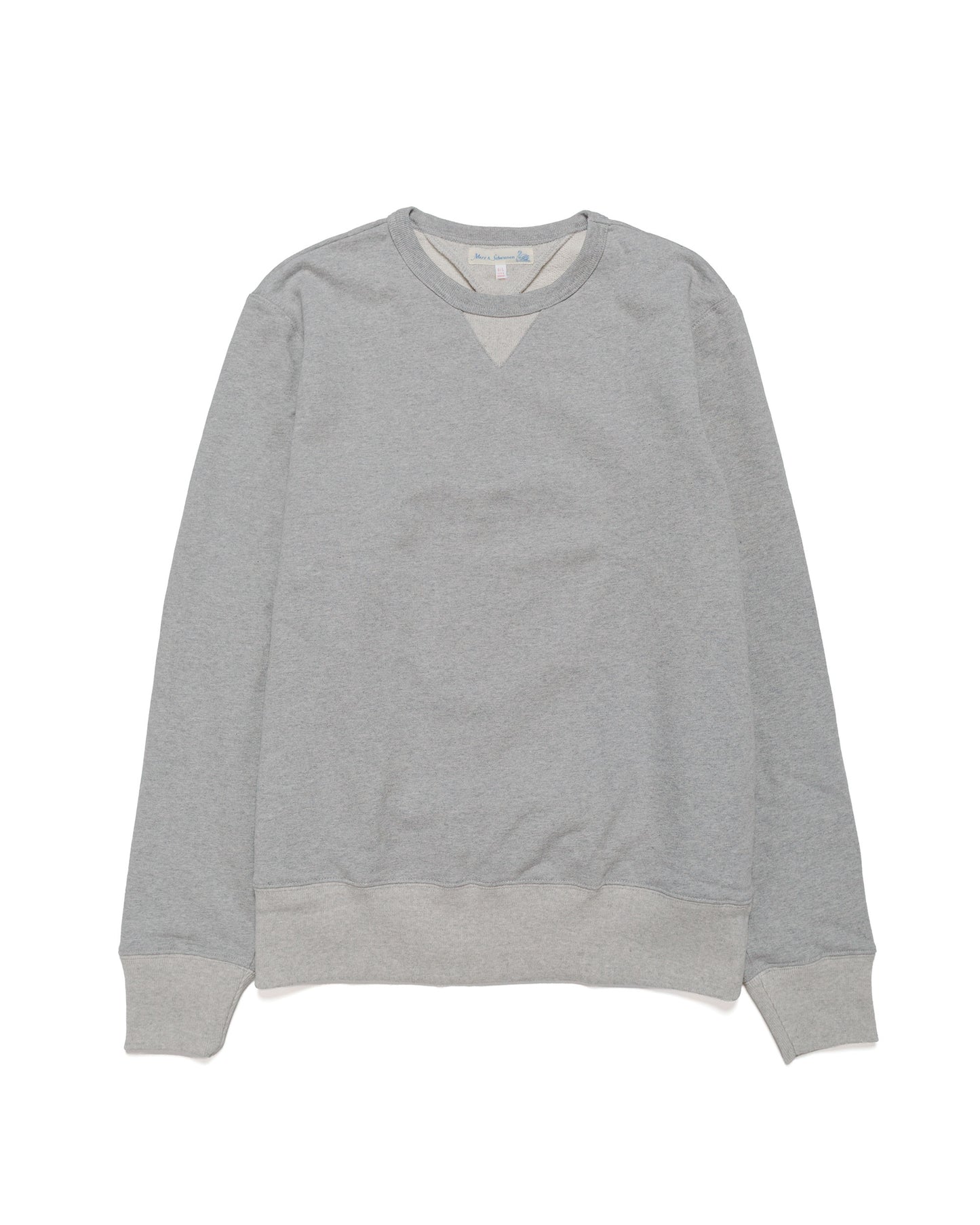 lost & found Merz B. Schwanen Merz B. Schwanen 3M46 Vintage Machine Fleece Sweatshirt Grey Melange